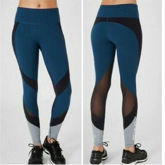 Sweaty Betty The Power Wetlook Mesh leggings Size S - Picture 10 of 10